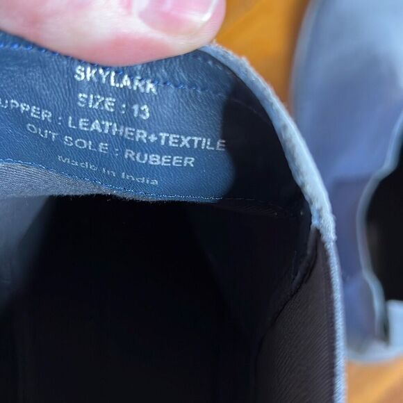 Hawke & Co Chelsea Suede Ankle Boots Almond Toe Elastic Blue Size 13 NWT - Picture 7 of 9